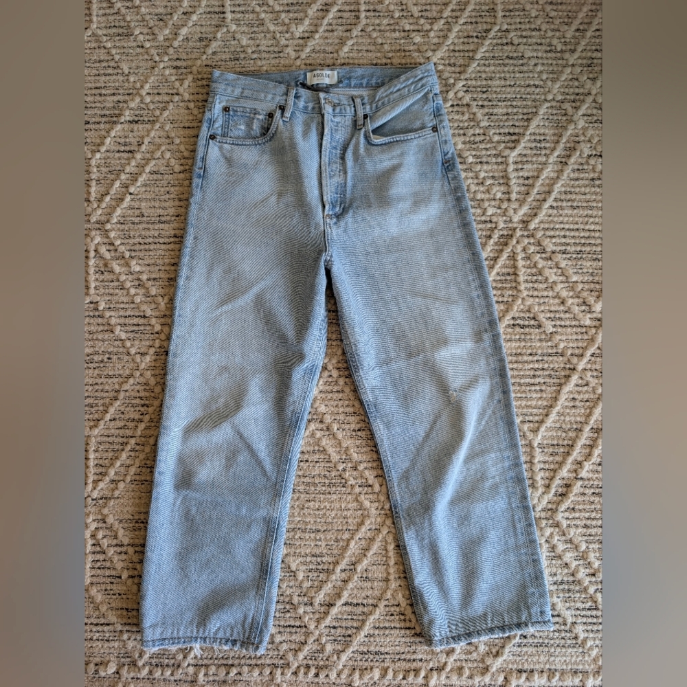 AGOLDE Women's Light Blue Jeans